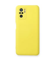 Xiaomi Redmi Note 10 Kılıf Nano İçi Kadife Silikon - Sarı