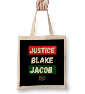 Justice For Jacob Blake 2021 Bez Çanta Uzun Saplı