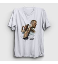 Presmono Unisex Beyaz Ufc Conor McGregor T-Shirt 313033tt