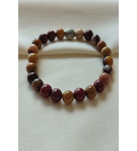 8 MM MOKAİT JASPER DOĞALTAŞ BİLEKLİK