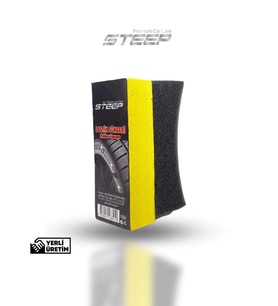 STEEP Ultimate Lastik Parlatma & Uygulama Süngeri  Lastik Yanak Uyumlu