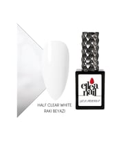 ELLEA NAİL KALICI OJE HALF CLEAR WHITE RAKI BEYAZI