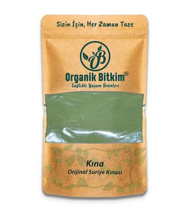Organik Bitkim Kına - Orijinal Suriye Kınası 250 gr