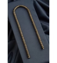 Hematit Taşı Rondela Kesim Parlak Antik Sarı 8x3mm Doğal Taş Dizi