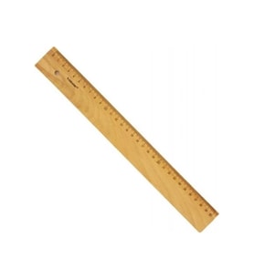Yıldızlar 30cm. Tahta Cetvel