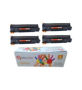 HP Çipli CE278A 78A 4'lü Ekonomik Paket Garantili Uyumlu Toner P1566 P1606dn M1536 Muadil Toner