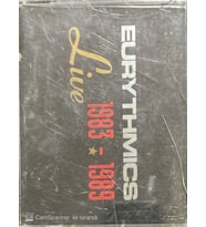 (Plak Değildir KASET tir) Eurythmics Live 1983 - 1989 Double Kaset