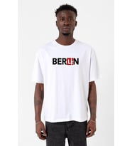 La Casa De Papel Berlin Ak Beyaz Erkek Oversize Tshirt