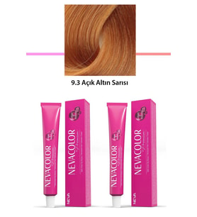 2 li Set Premium 9.3 Açık Altın Sarısı - Kalıcı Krem Saç Boyası 2 X 50 g Tüp