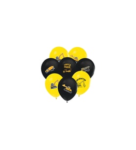 Inşaat Baskılı 12" Pastel Balon