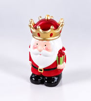 Yılbaşı Kral Noel Baba Seramik Kurabiye Kavanozu