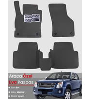ISUZU D-MAX (2002-2012) Uyumlu EVA Paspas Tam Set–Araca Özel,Kolay Montaj,Su Geçirmez