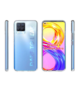 Realme 8 Kılıf Zore Süper Silikon Kılıf (Renksiz)
