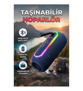 Flip6 Max Kablosuz Bluetooth Hoparlör Kırmızı Taşınabilir Uzun Pil Ömürlü