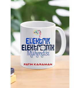 Elektirik elektronik mühendisi özel tasarım kupa bardak
