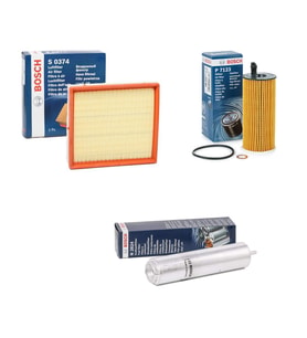 Bosch Filtre Bakım Seti BMW 4 SERİSİ F32 F36 420 d Dizel 184 Beygir 2013-2015 Hava + Yağ f. + Yakıt Filtre Bosch