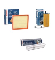 Bosch Filtre Bakım Seti BMW 4 SERİSİ F32 F36 420 d Dizel 184 Beygir 2013-2015 Hava + Yağ f. + Yakıt Filtre Bosch