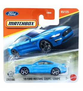 Matchbox '19 Ford Mustang Coupe - Mavi (1/64) JHN94