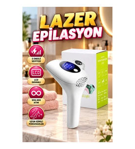 Hasuba HS-262 IPL Epilasyon Cihazı 5 Enerji Seviyesi 999999 Atım LCD Ekranlı