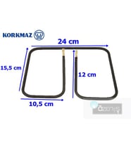 Korkmaz Marka Tost Makinesi Rezistansı 900W (Metal)