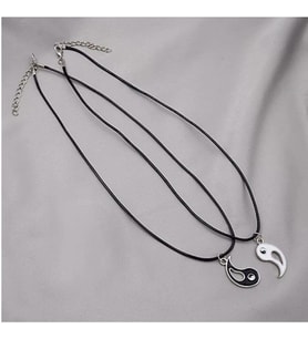 Best friends Ying Yang İkili Arkadaşlık sevgili Kolye