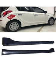 Hyundai İ20 Yan Marşpiyel Seti Mat Siyah Plastik 2 Adet 2009 2010 2011 2012 2013