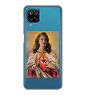 Samsung Galaxy A22/M22/M32 Uyumlu Lana Del Rey Desenli Şeffaf Telefon Kılıfı