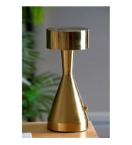 Acar Dekoratif Gold Metal Masa Lambası - 22 cm ACR-490