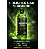 POLISHED CAR SHAMPOO ELMA KOKULU 400ML(MİKROFİBER YIKAMA ELDİVENİ HEDİYELİ)