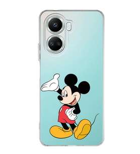Huawei Nova 10 Se Uyumlu Kapak Mickey Mouse Tasarımlı Şeffaf Silikon Kılıf