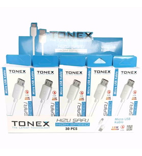 Tonex MİCRO 3.0A 18W Hızlı Usb Kablo MA90  (30 Adet) 