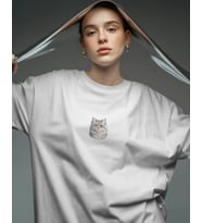 British Longhair Zarafeti – Kadın Oversize Tişört
