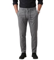 DeepSEA Antrasit İtalyan Kesim Slim Fit Likralı Duble Paça Erkek Spor Pantolon 2602050
