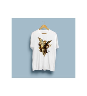 Oversize Aesthetic Angel Tasarım Unisex T-shirt