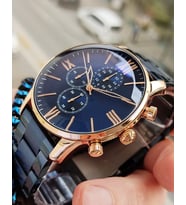 erkek  Çelik kasa analog Kol Saati