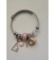 Çelik Pandora Model Midye Charm Bileklik
