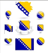 Bosna Hersek Sticker Set