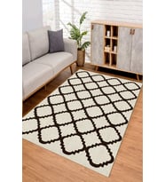 Dijital Kaymaz Taban Yıkanabilir Renkli Salon Halısı Mutfak Halısı Yolluk ND-SD-511 (Krem)