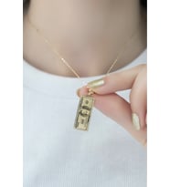 14 Ayar Dolar Kolye