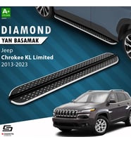 S-Dizayn Jeep Cherokee KL Diamond Krom Yan Basamak 173 Cm 2013-2023