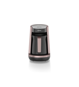 Simfer Otomatik Türk Kahve Makinesi Damak Tekli Rose Gold Sk-5701