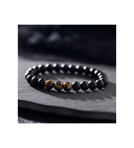 Unisex - Kaplan Gözü Elegant Doğal Taş Bileklik