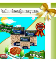 Yazar BEYAZ 12 Ml Nohut 1 kg x 4 Paket