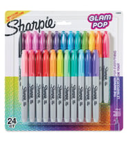 Sharpie Permanent Markör Fine Glam Pop 24 Lü Bls
