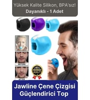 Yüksek Kalite BPA İçermeyen Silikon Jawline Çene Çizgisi Güçlendirici Egzersiz Topu Başlangıç Seviye