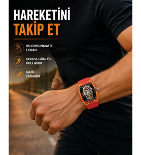 IP67 Suya Dayanıklı Akıllı Saat Uzun Pil Ömürlü Yeni Nesil