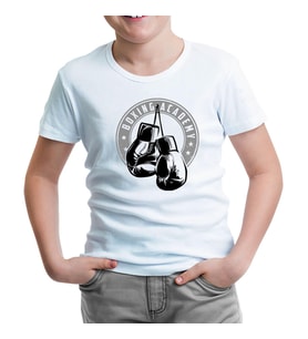 Boxing - Eldiven Beyaz Çocuk Tshirt