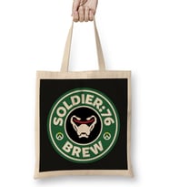 Soldier 76 Coffee Overwatch Bez Çanta Uzun Saplı