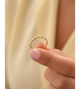 Sade İnce Tomurcuk 14 Ayar Altın Yüzük (Gold)