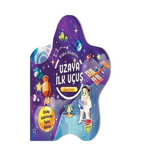 Çıkartmalı Yıldız Kitapları Serisi - Uzaya ilk Uçuş